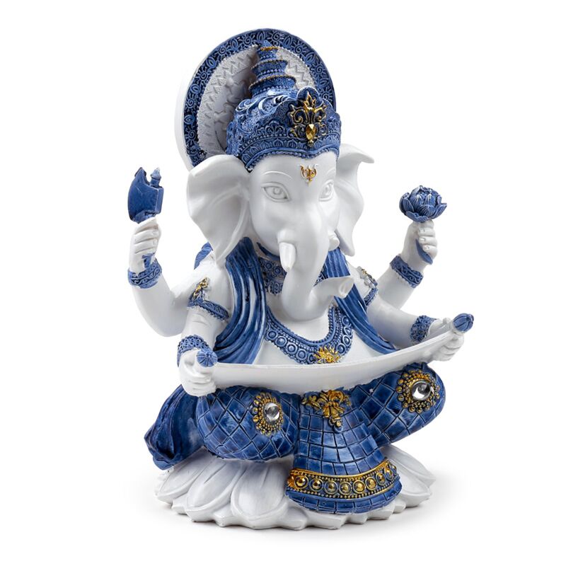 Wit blauw ganesh kennis