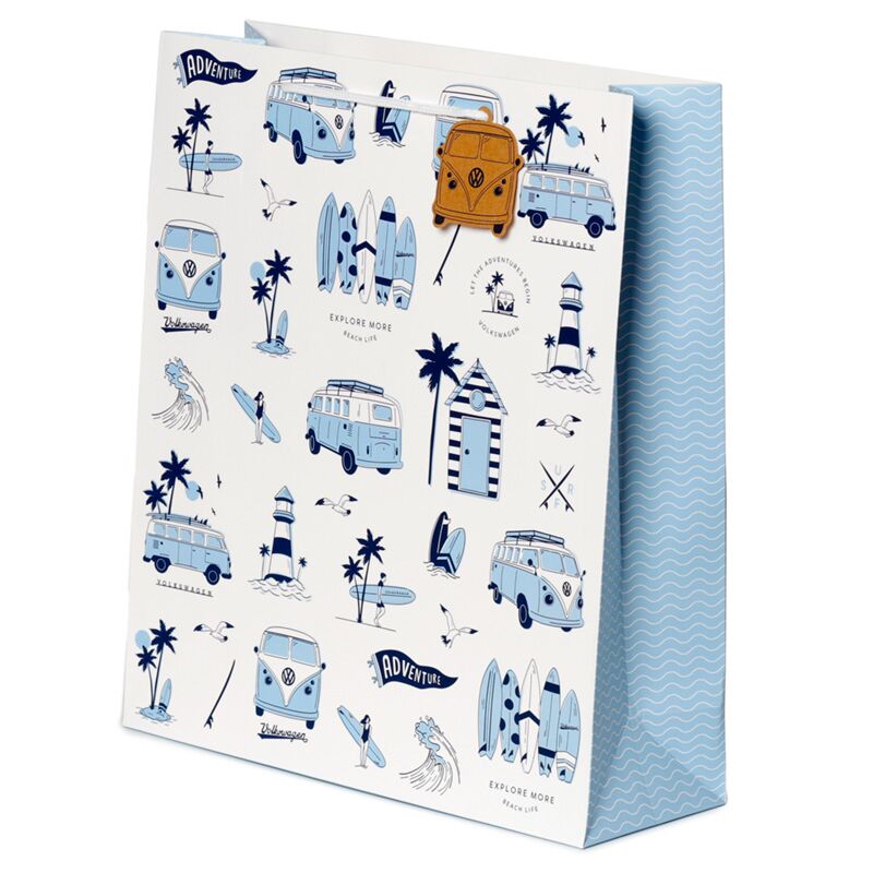 Volkswagen busje vw t1 explore cadeautasje - extra groot