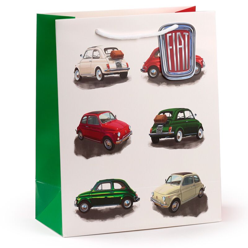 Fiat 500 retro repeat - cadeautasje groot