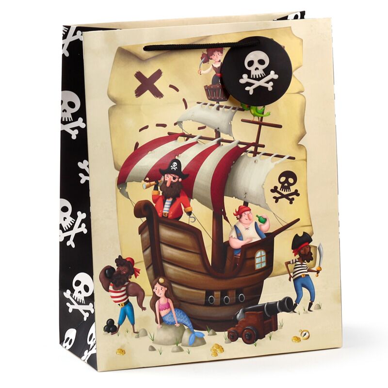 Jolly rogers piraten - cadeautasje groot