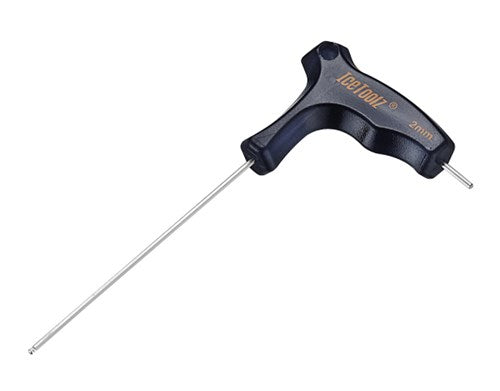 Icetoolz t-inbussleutel 2mm kogelkop