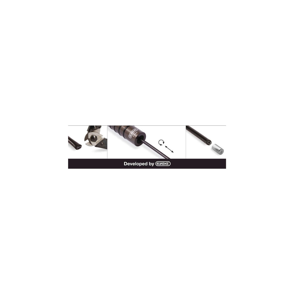 Pointe de câble Elvedes pour câble extérieur de 4,1 mm et 4,9 mm