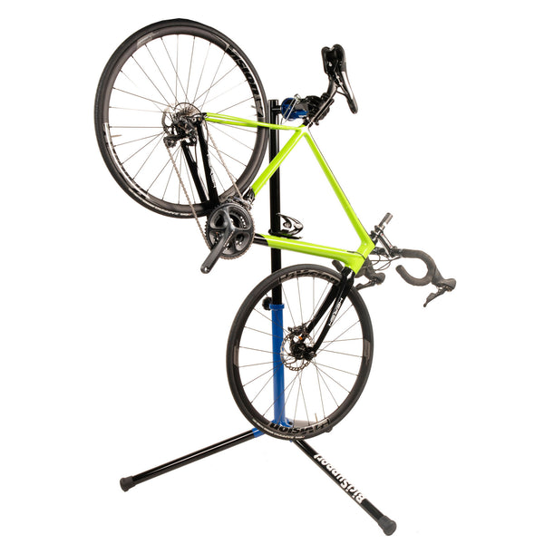 Bicisupport folding clamp XL repair stand black blue