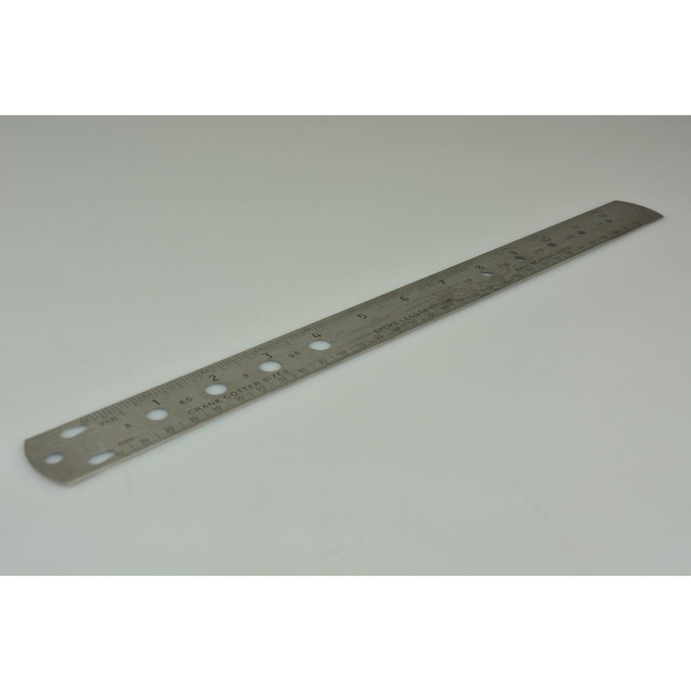 Icetoolz (buzaglo) lijn en meetlat 31cm voor spaken, RVS