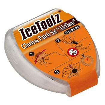 Zelfklevende bandenplakkers AirDam IceToolz 24056J5 - 50 doosjes à 6 stuks (in pot)