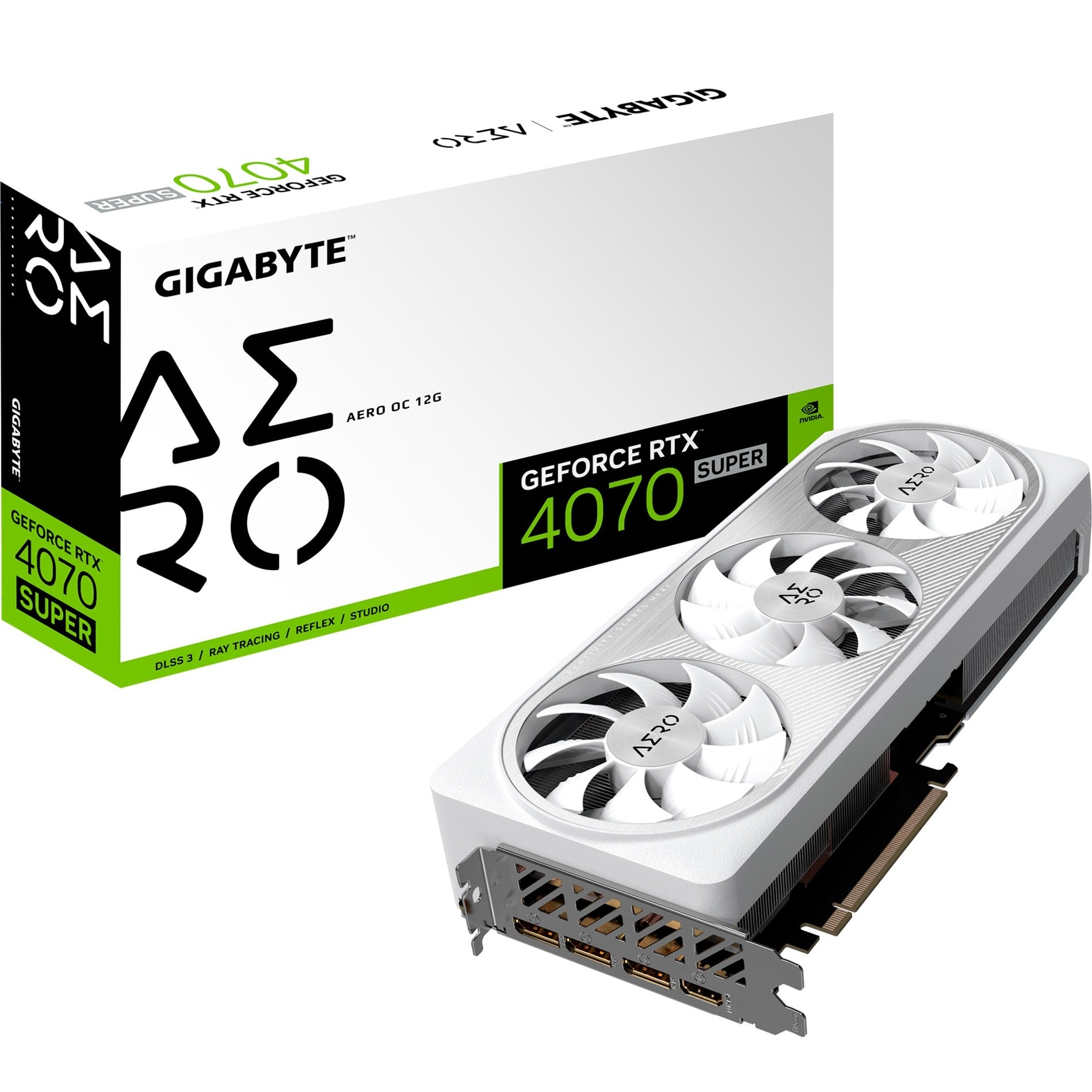 GIGABYTE GeForce RTX 4070 SUPER AERO OC 12G