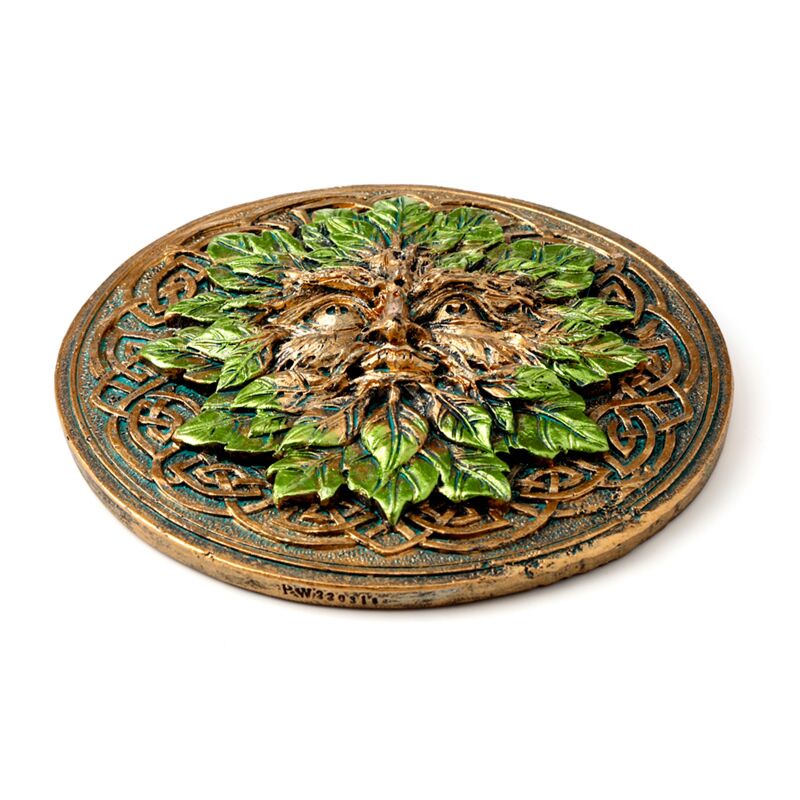 Green man ronde wierookhouder