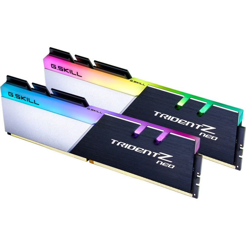 G.skill 32 gb ddr4-3600 (2x 16 gb) kit werkgeheugen (zwart zilver, f4-3600c16d-32gtznc, trident z neo)
