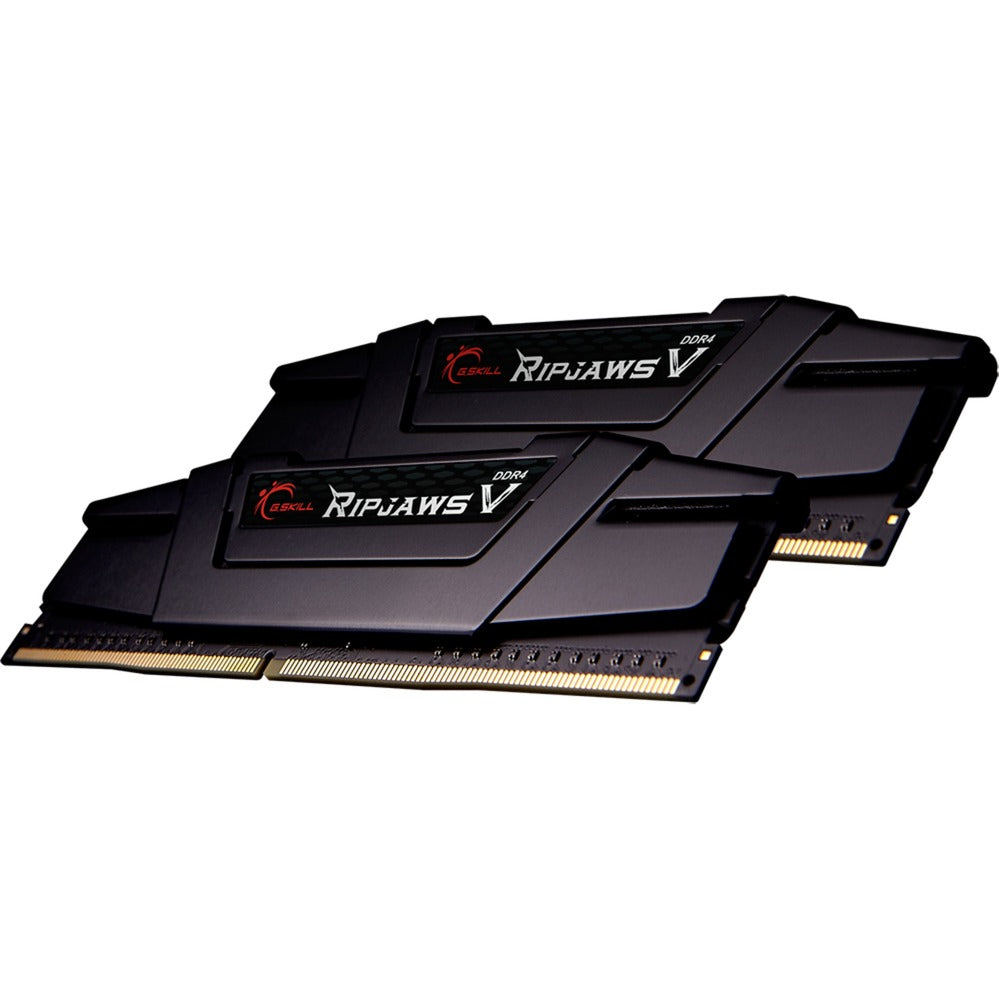 G.skill 32 gb ddr4-3600 (2x 16 gb) kit werkgeheugen (zwart, f4-3600c16d-32gvkc, ripjaws v, xmp)