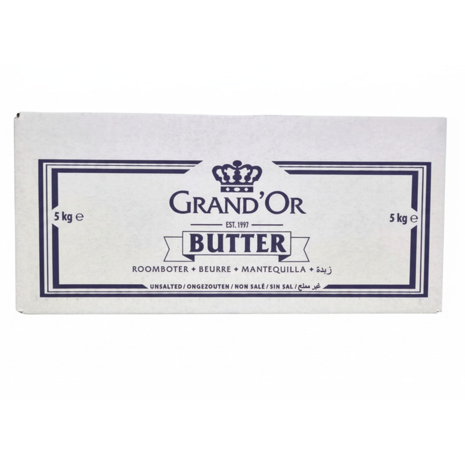 Grand'or roomboter 82% ongezouten (5kg)