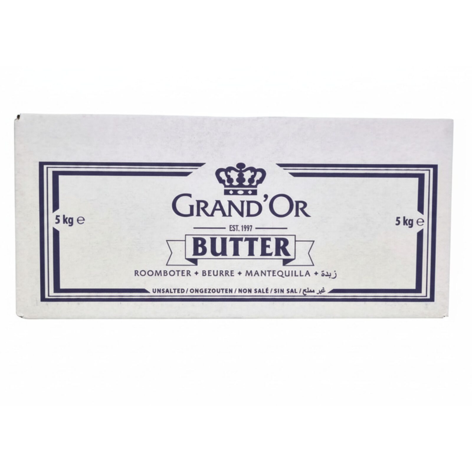 Grand'or roomboter 82% ongezouten (5kg)