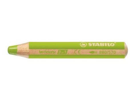 Stabilo woody 3 in 1 - multitalent potlood - bladgroen