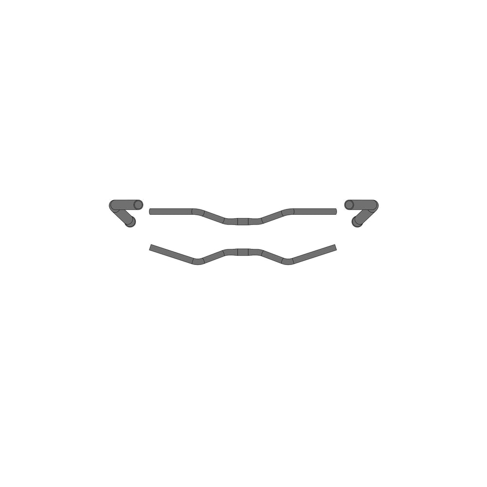 guidon M-Bar 22,2/700/25,4 mm noir