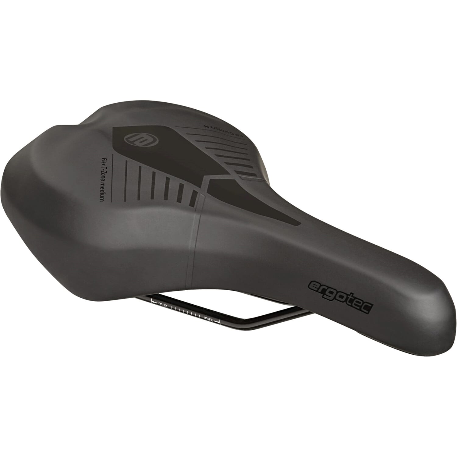 Zadel Ergotec Active S Medium zwart