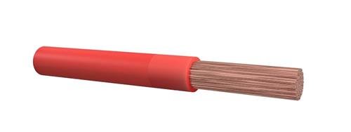 Dynamic autokabel 10mm² rood (rol=50m) p.p mtr