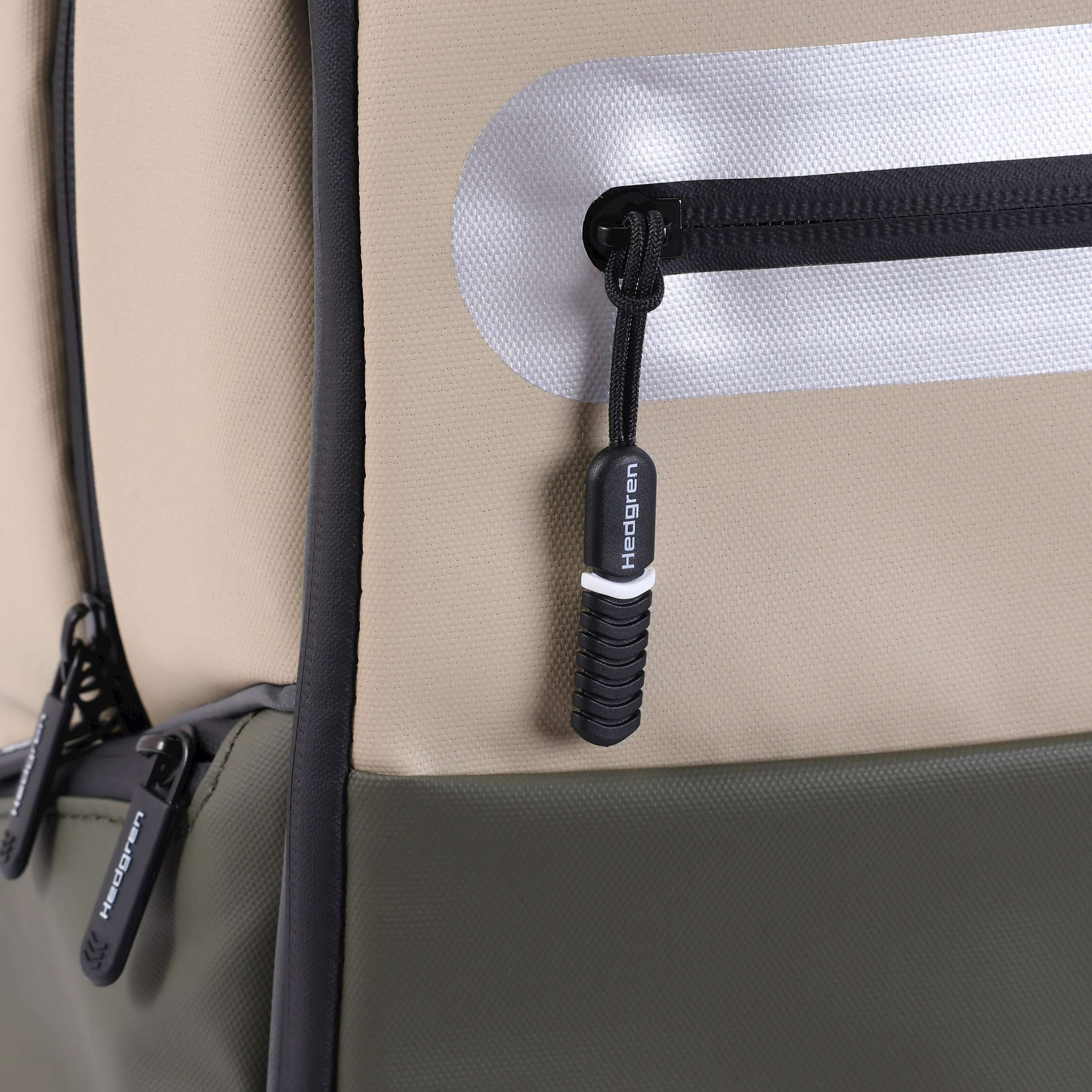 Hedgren pendelfiets stuurpen rugtas 15,6l beige olijf