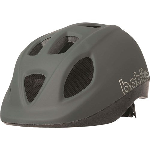 Kinderhelm s 52-56cm bobike go antraciet macaron grijs