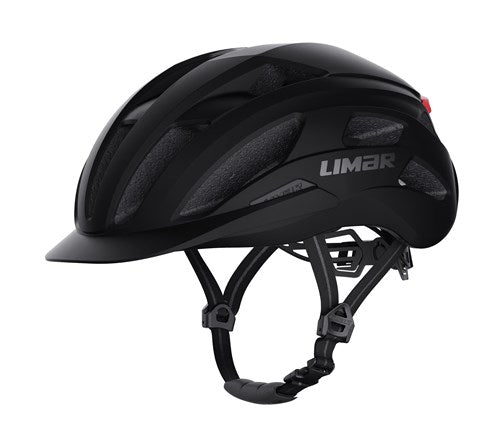 Limar helm action urban m 53-57 mat zwart met led