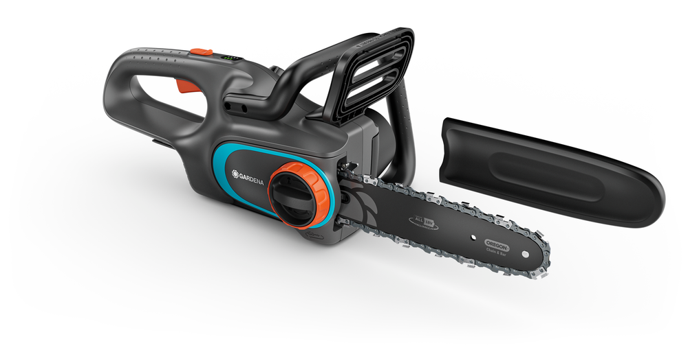 Gardena accukettingzaag powersaw 250 18v solo (grijs turquoise, accu en oplader niet inbegrepen, power for all alliance)