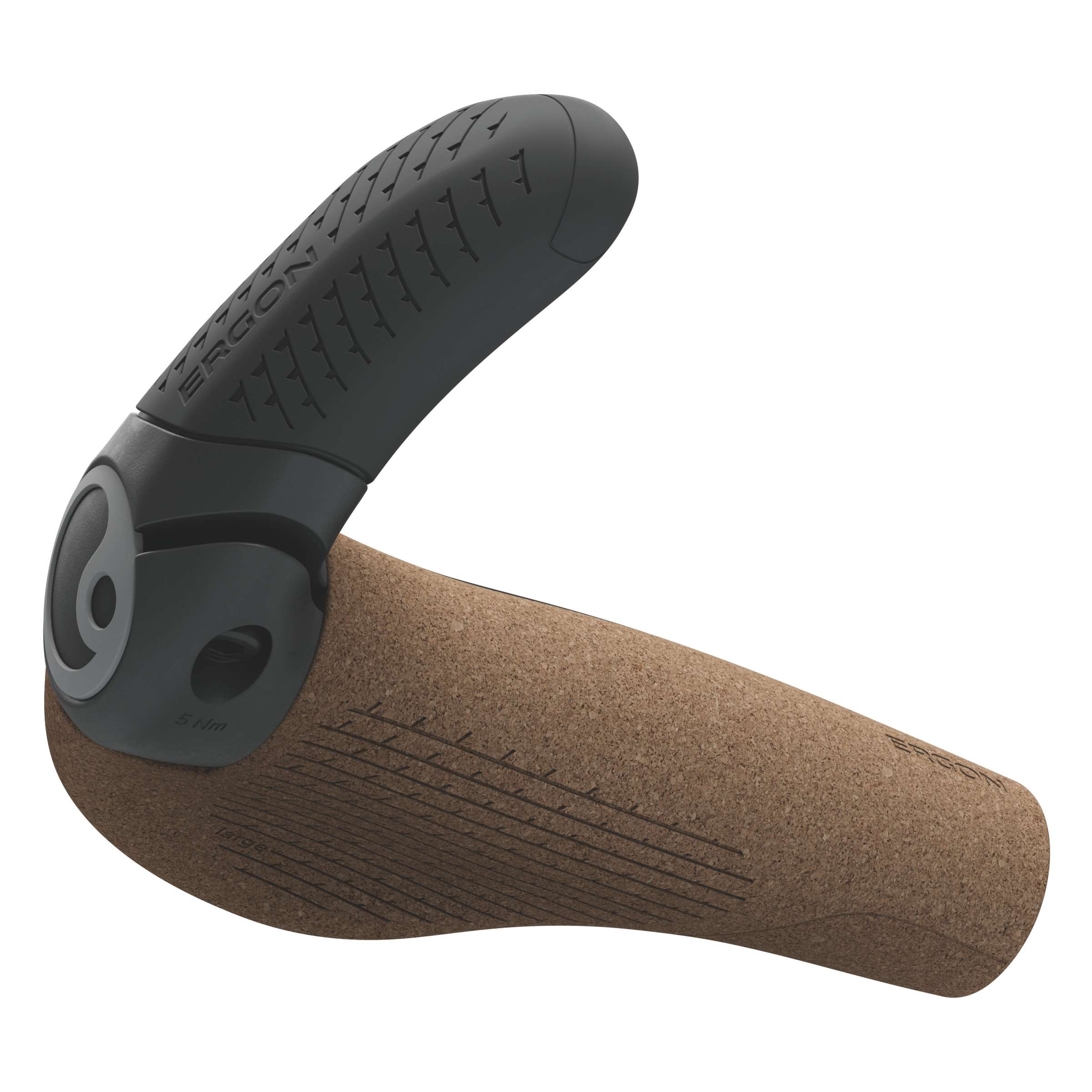 Ergon gp3 evo biocork handvatten bruin zwart l