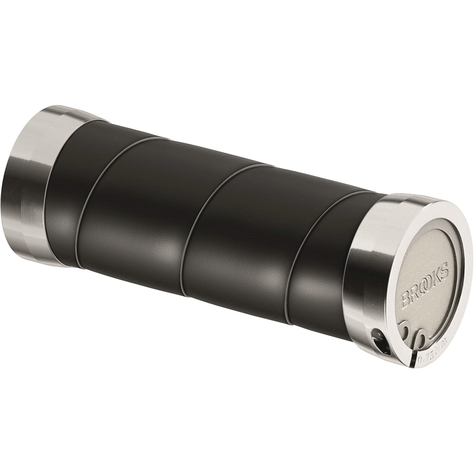 Brooks Handvatten Slender Leather handvatten 100mm zwart