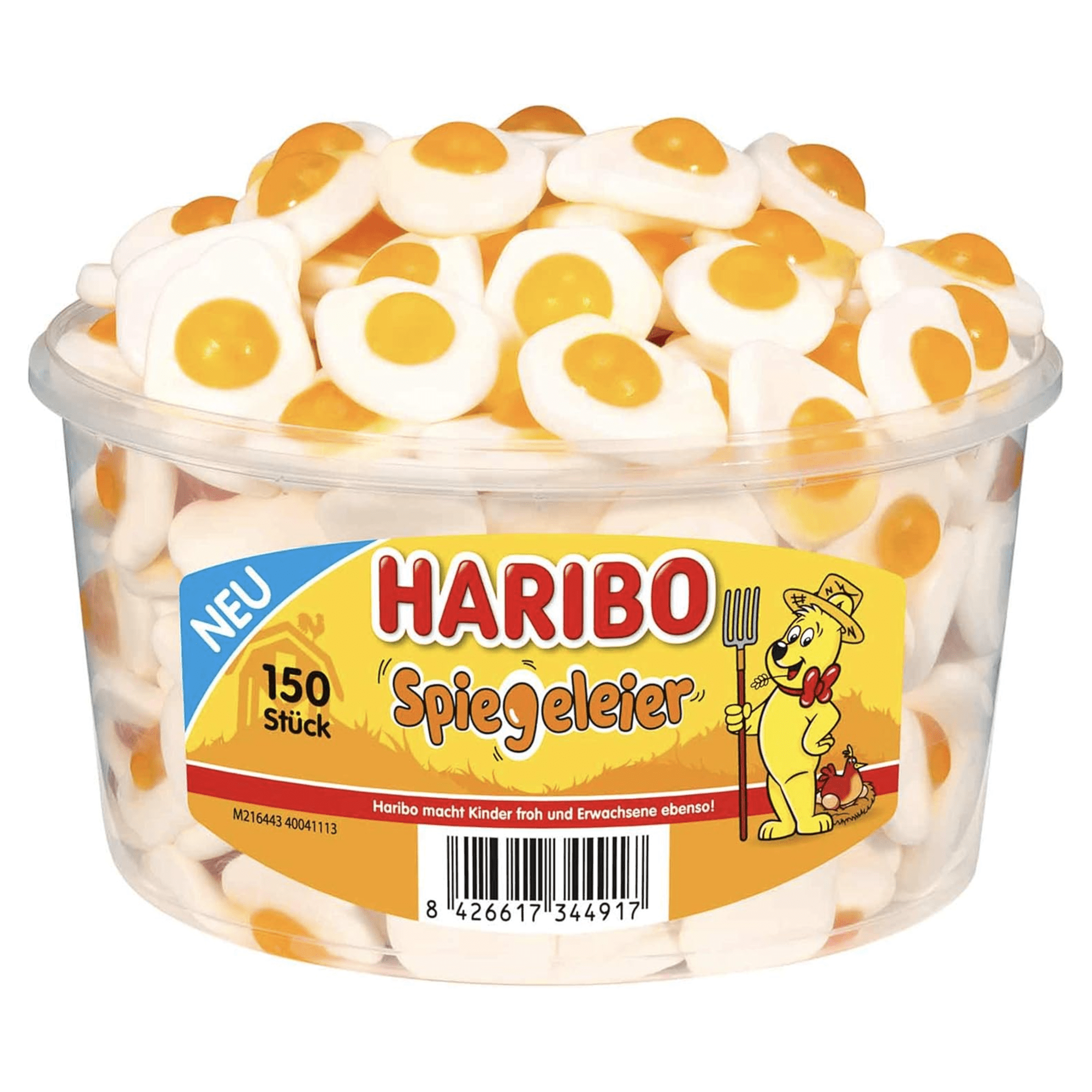 Haribo spiegeleier silo (150 stuks)