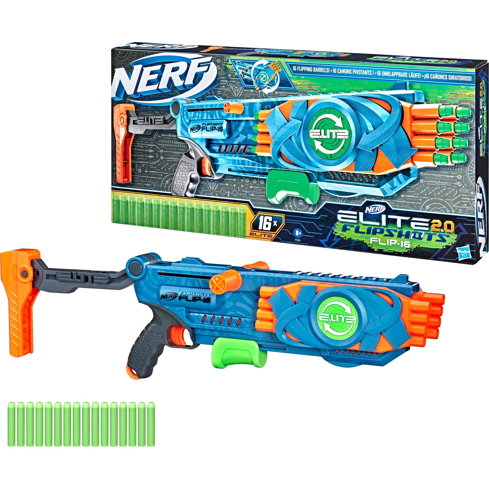 blaster Elite 2.0 Flip 16 bleu