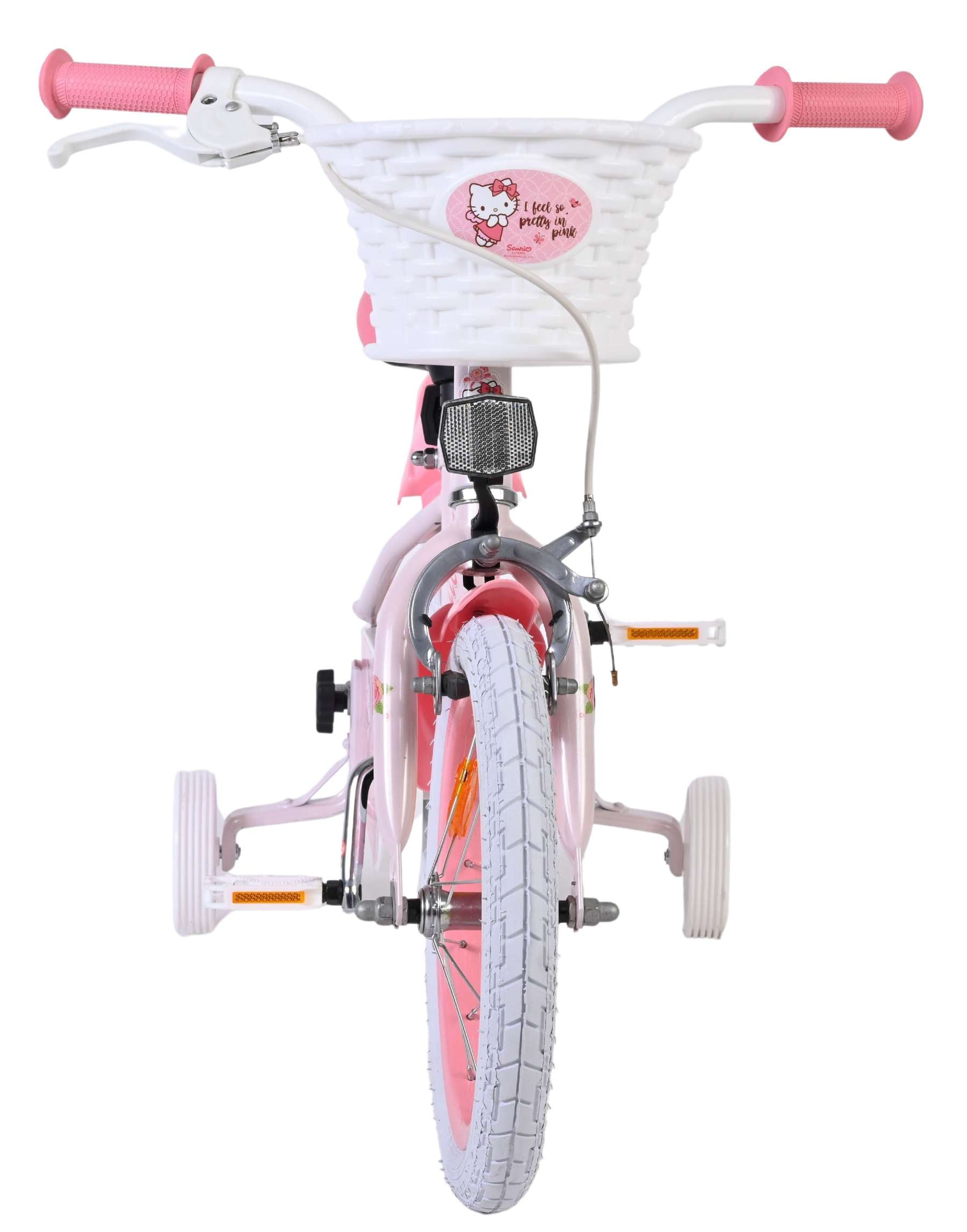 Hello kitty kinderfiets - meisjes - 14 inch - roze