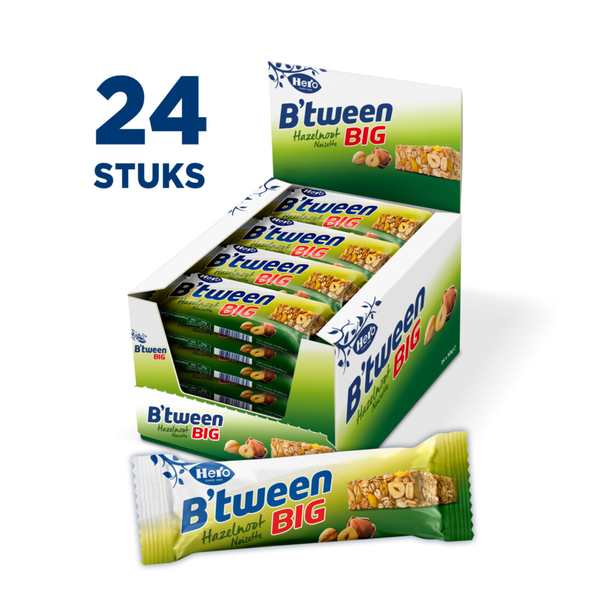 Hero b'tween big hazelnoot (24x 50gr)