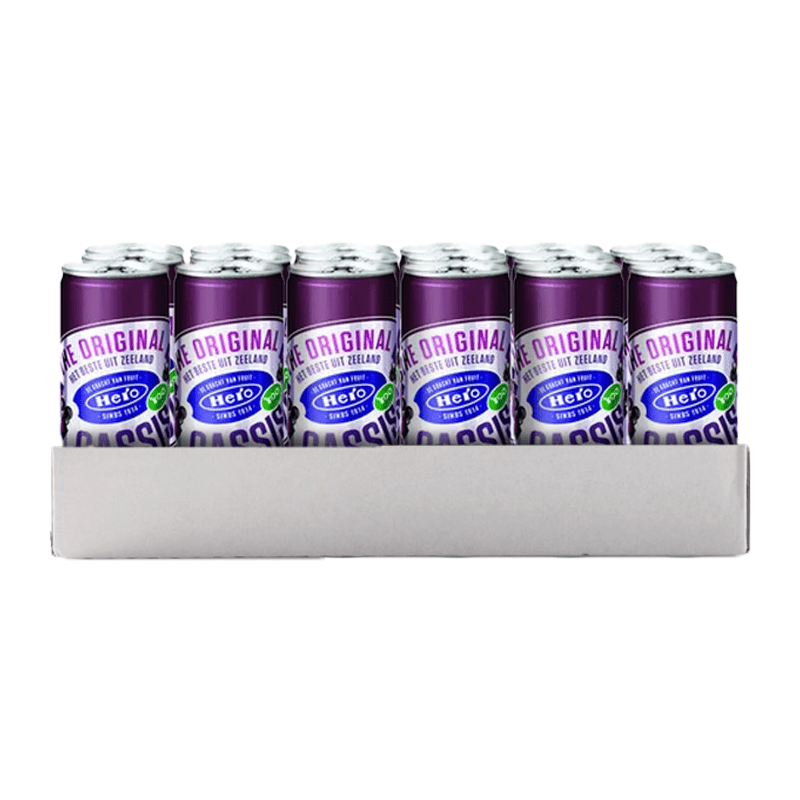 Hero small cassis blik (24x 25cl)