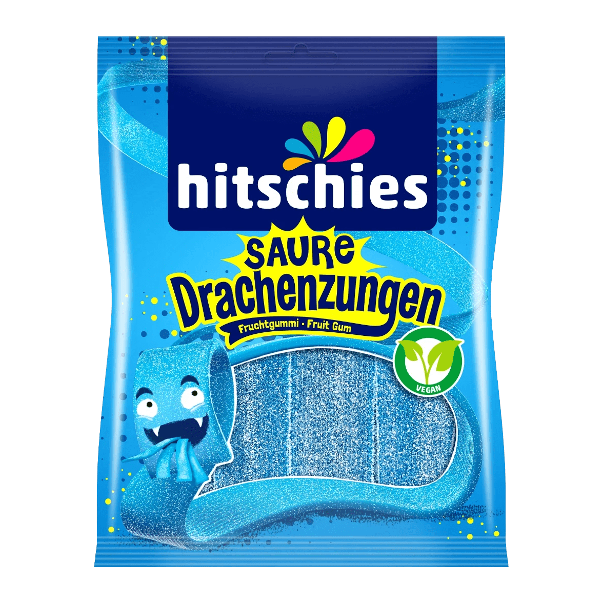Haribo hitschies saure drachenzungen blau (20x 125gr)