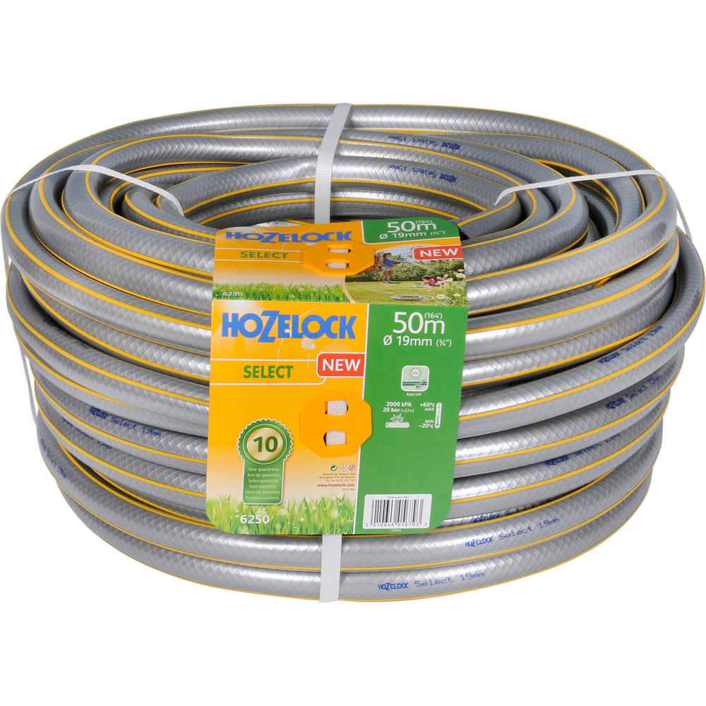 Hozelock 6250 select slang (grijs geel, 50 meter, ø 19 mm)