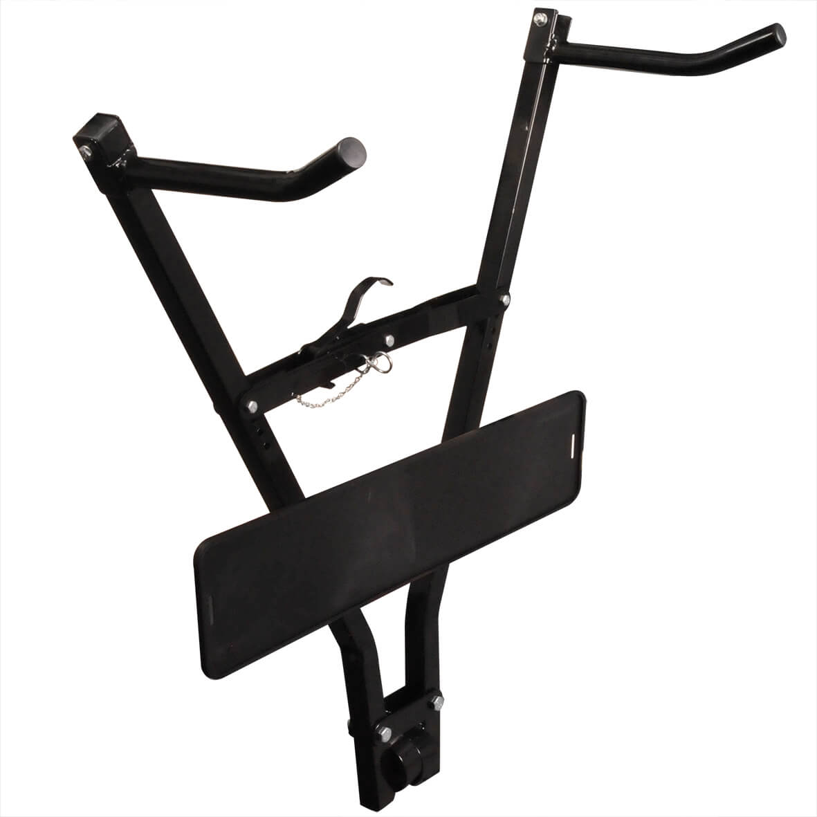 porte-vélos Klick Fast II avec support de plaque d'immatriculation 2 vélos