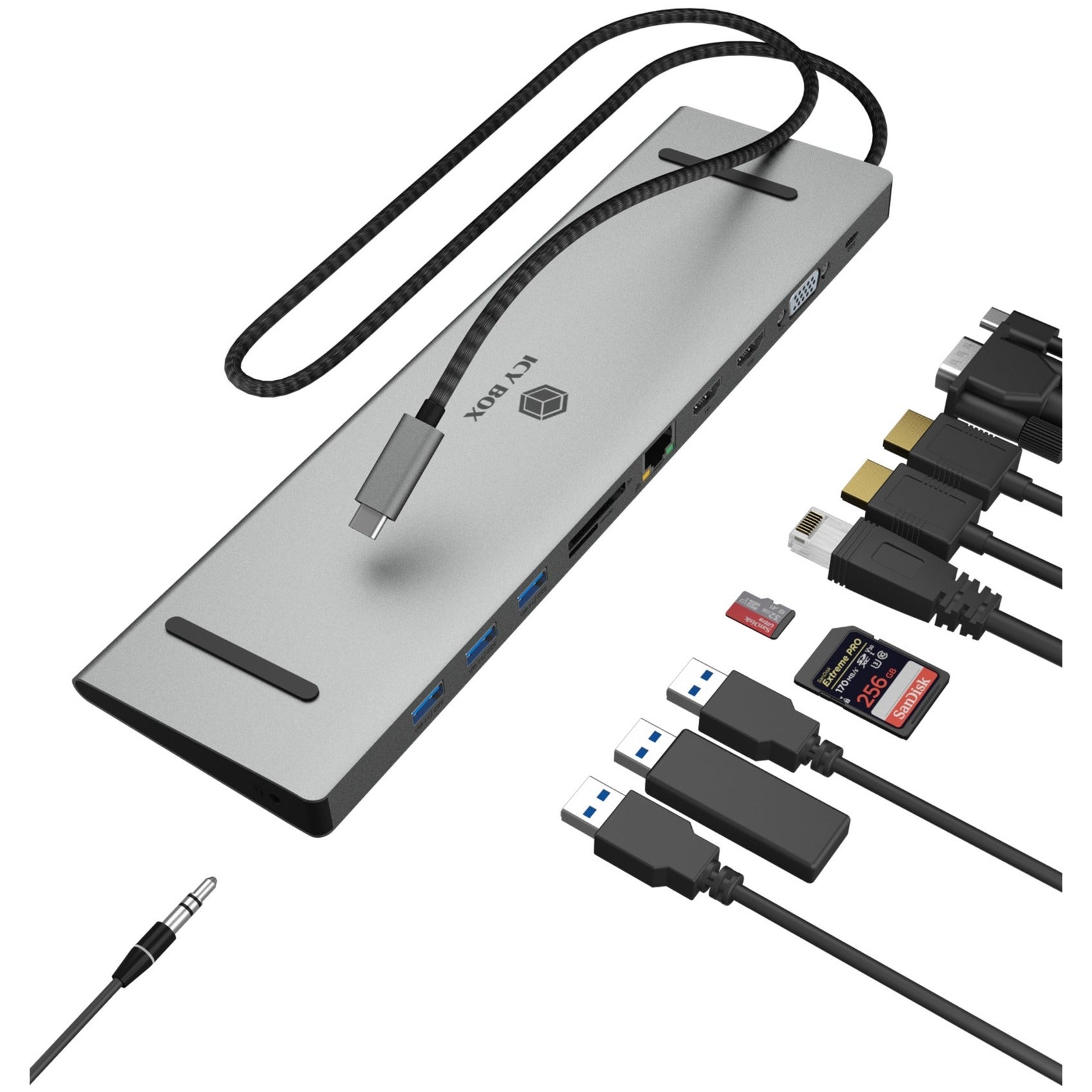 ICY BOX 11-in-1 dockingstation IB-DK2106a-CPD