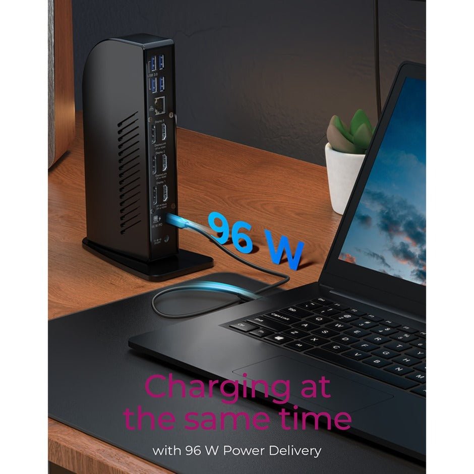 ICY BOX IB-DK2256AC 12-in-1 DisplayLink Hybride DockingStat