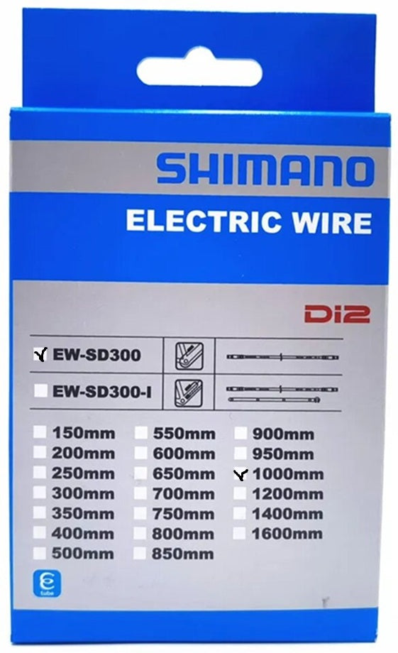 Shimano elektrische kabel ew-sd300 1000mm zwart