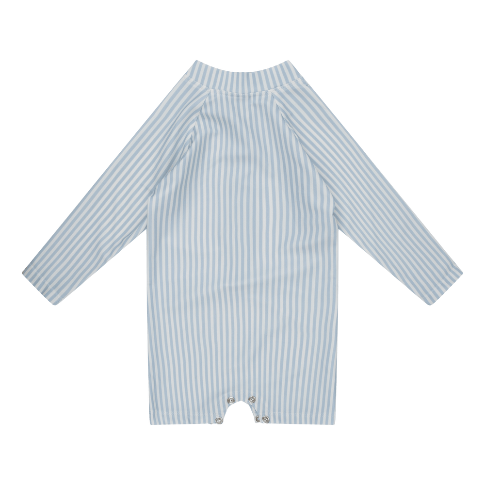 Blue stripes | blauw wit uv zwempak jongens