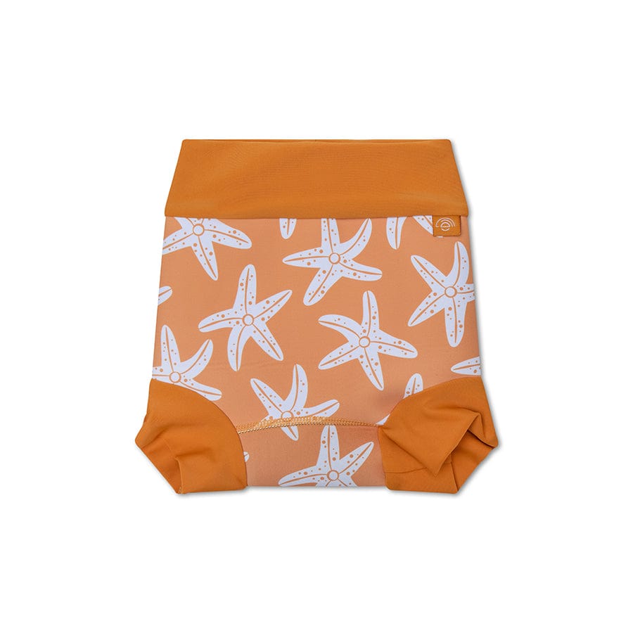 Zeester | oranje zwemluier neopreen