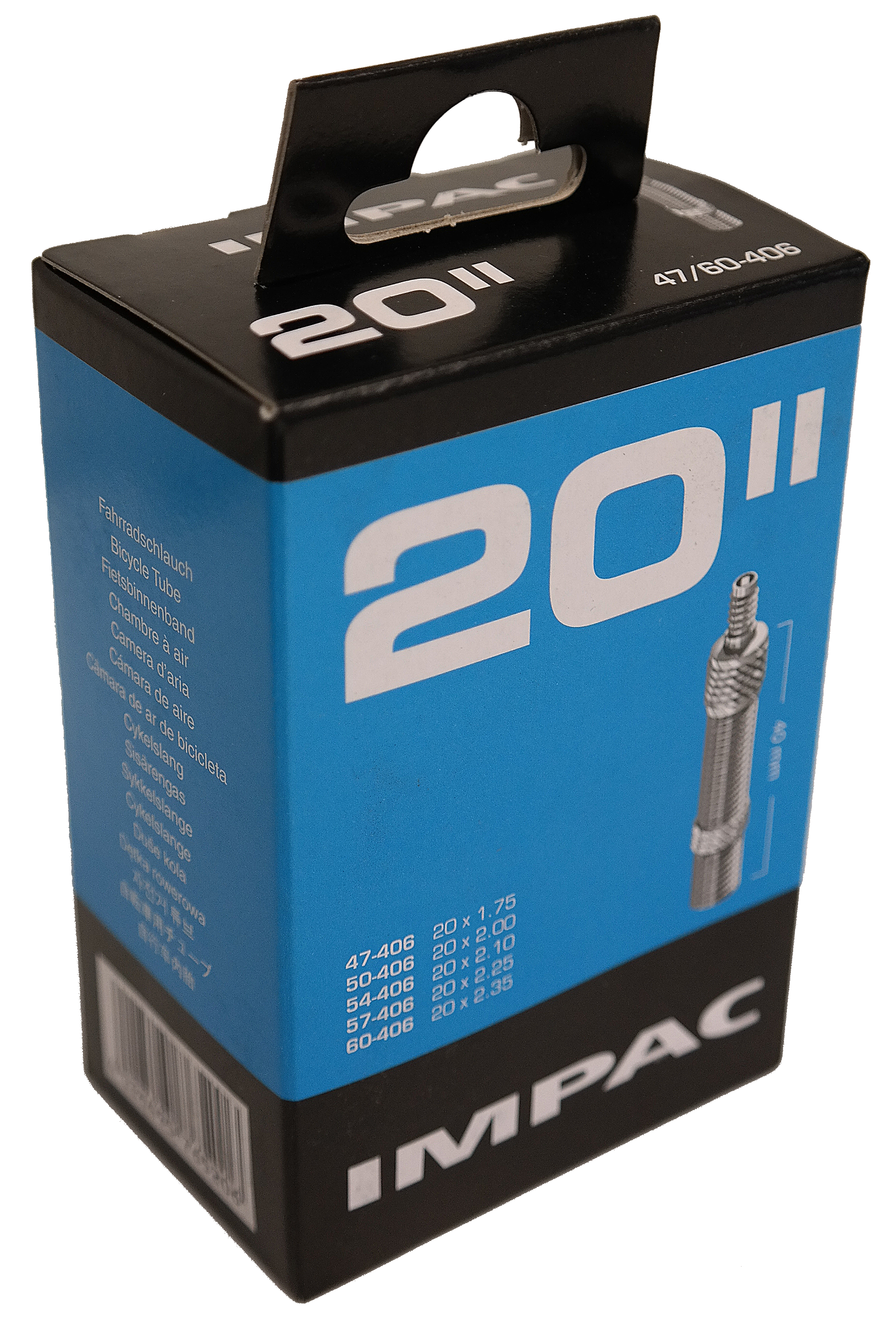 Impac ( schwalbe ) binnenband dv7 20 inch 40 60-406 dv 40 mm