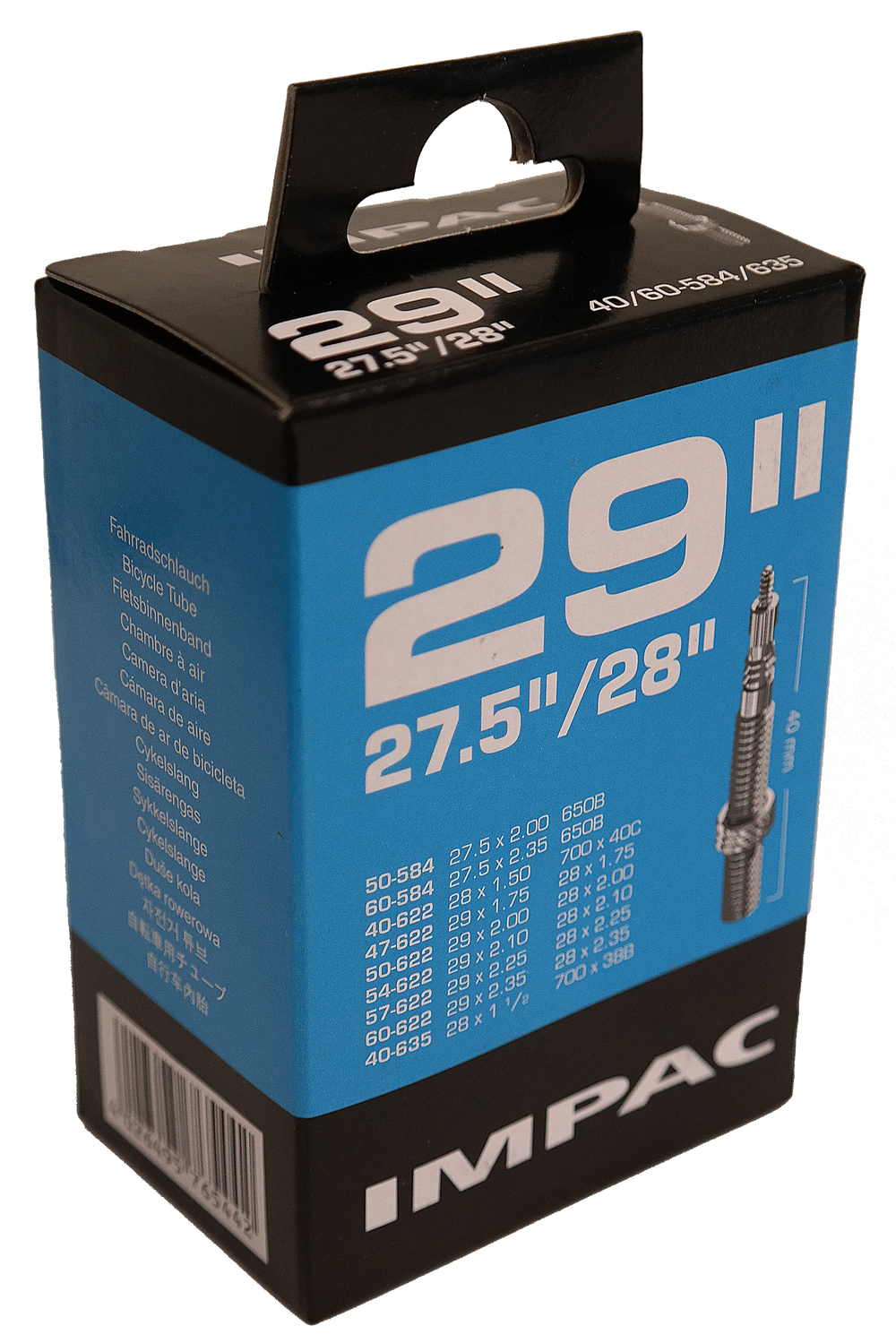Impac ( schwalbe ) binnenband sv19 28 29 inch 40 60-622-635 40 mm