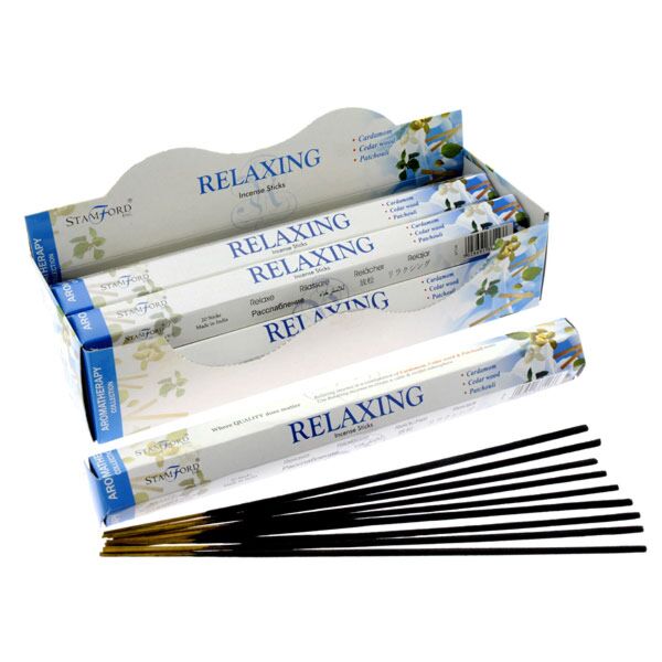 37116 relax - stamford hex aromatherapie wierookstokjes