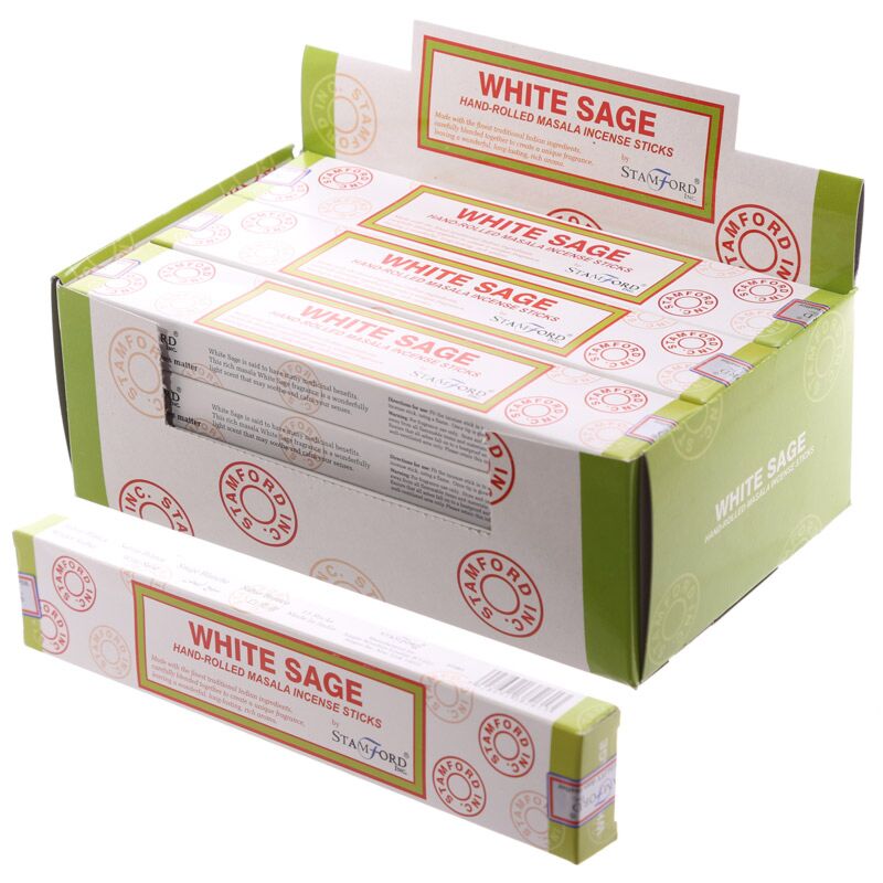 37261 witte salie - stamford masala wierook stokjes