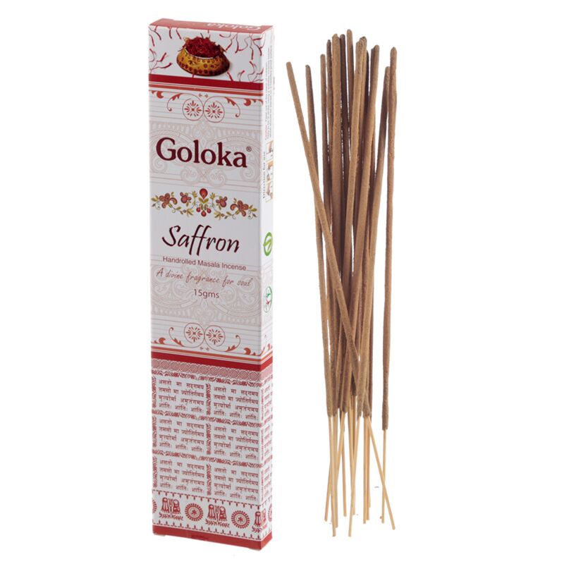 Saffraan - goloka masala wierook stokjes
