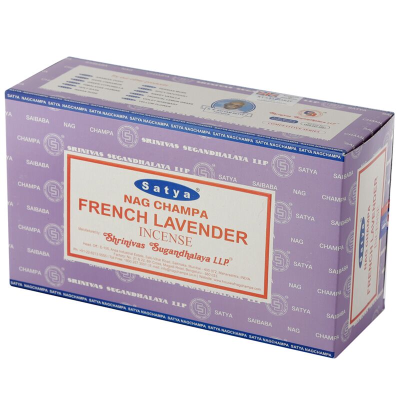 01353 franse lavendel - satya nag champa wierook stokjes