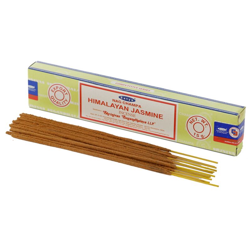 01358 Himalaya Jasmijn - Satya Nag Champa Wierook Stokjes
