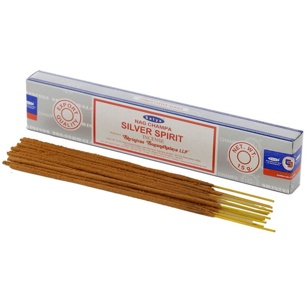 01363 zilver geest - satya nag champa wierook stokjes