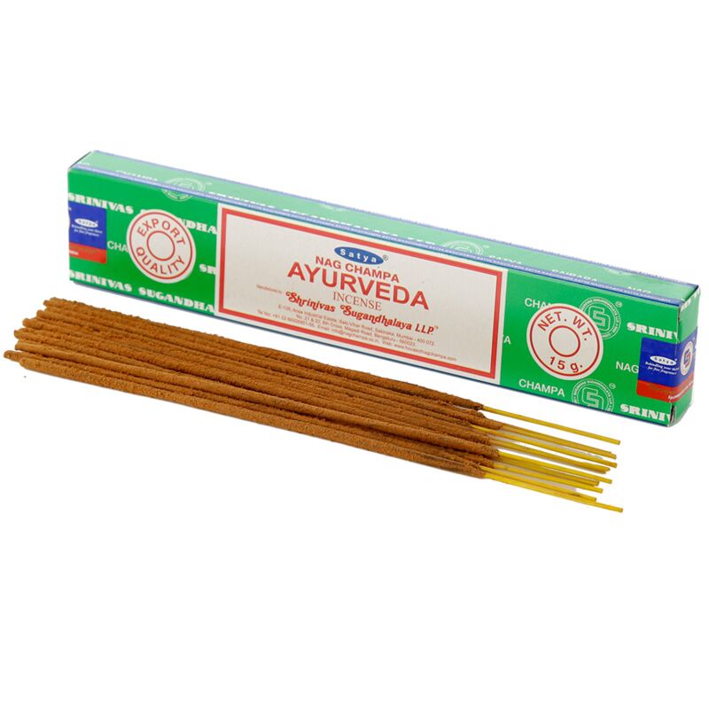 01405 vfm ayurveda - satya nag champa wierook stokjes