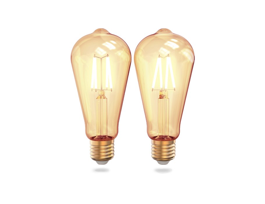 Innr ledlamp - wifi - e27- filament - vintage edison - 2 stuks dimbaar
