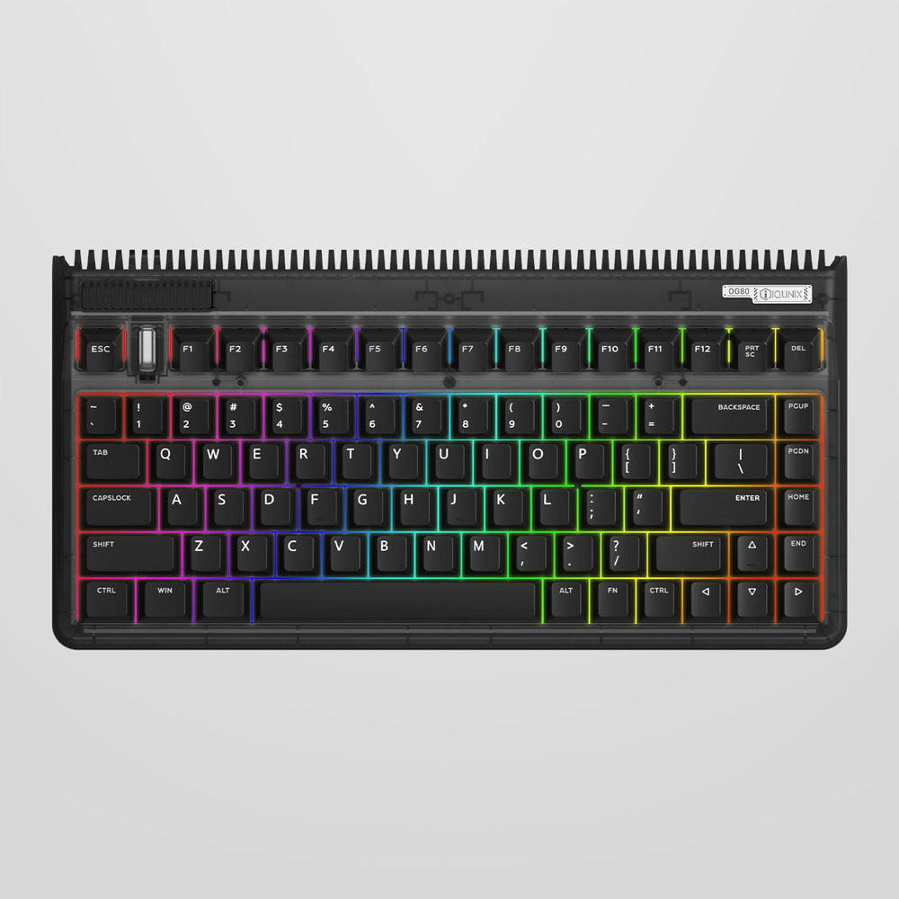 Iqunix OG80 Dark Side Draadloos Mechanisch Toetsenbord