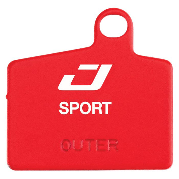 Jagwire sport semi-metallic disc brake pad - hayes (striker ryde)